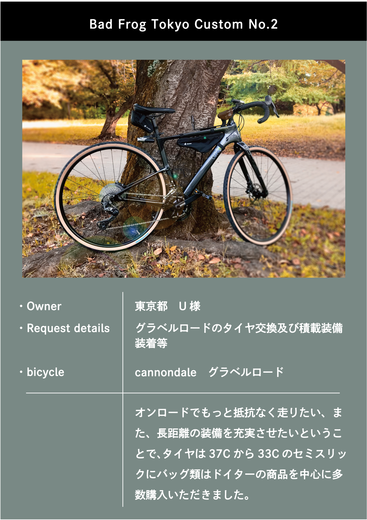 自転車屋バッドフロッグ東京　USA MARIN